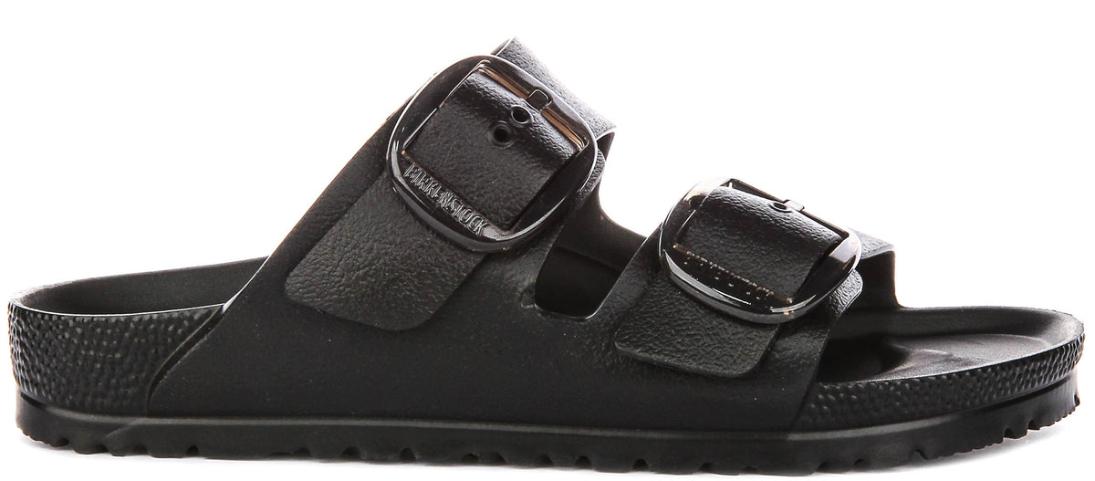 Birkenstock Arizona-sandalen | zwart EVA - grote gesp voor dames - smalle pasvorm