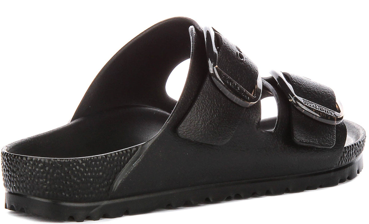 Birkenstock Arizona-sandalen | zwart EVA - grote gesp voor dames - smalle pasvorm