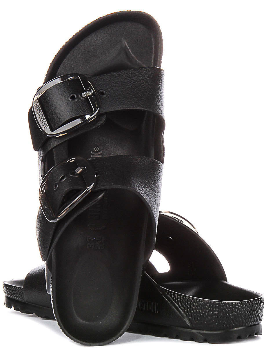 Birkenstock Arizona-sandalen | zwart EVA - grote gesp voor dames - smalle pasvorm