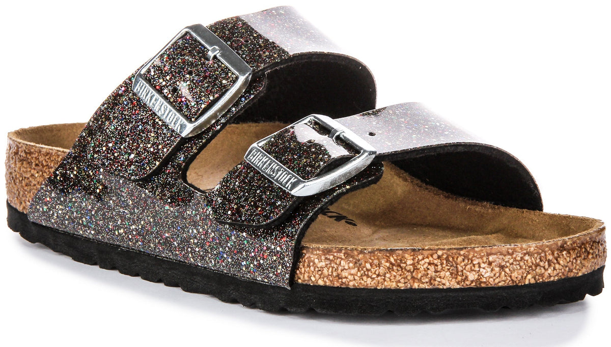 Sandali Birkenstock Arizona | Birko-Flor nero - Multicolore per bambini