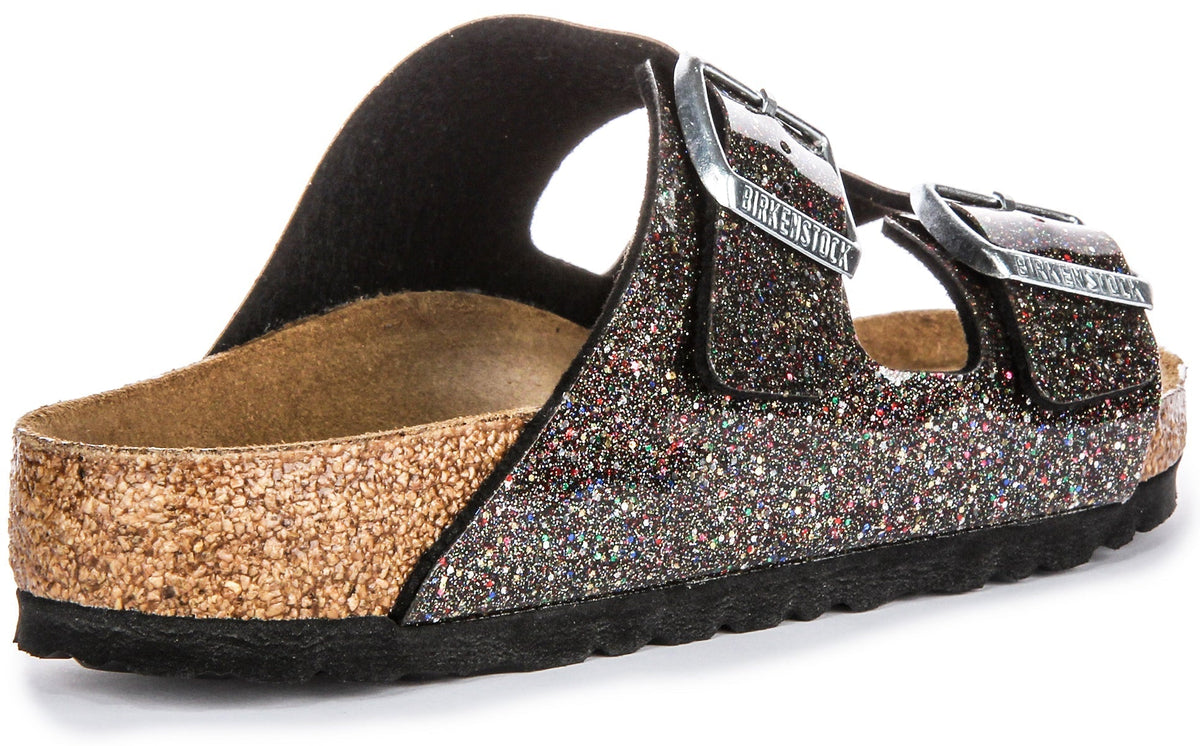 Sandali Birkenstock Arizona | Birko-Flor nero - Multicolore per bambini