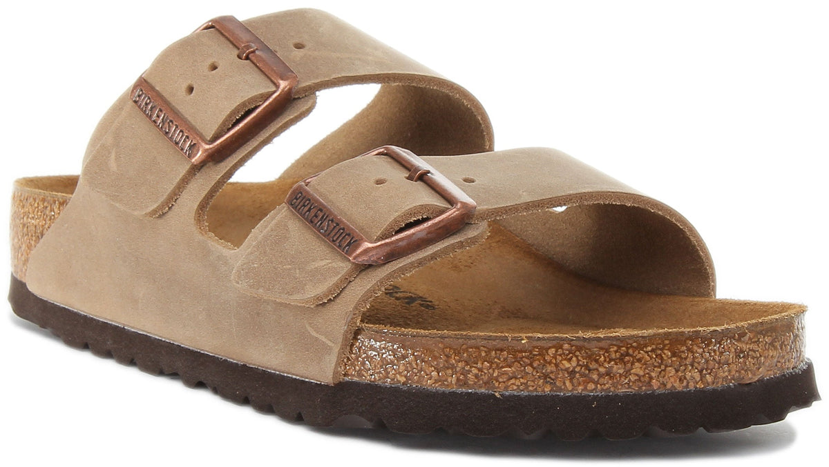 Sandali Birkenstock Arizona | Pelle nabuk marrone per donna