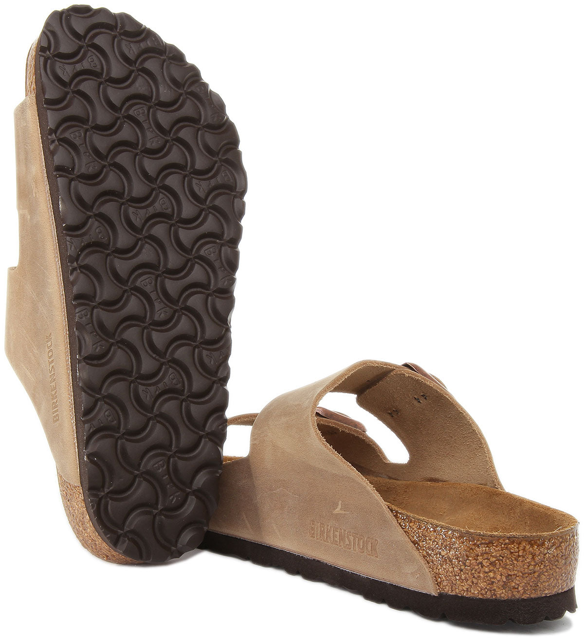 Sandali Birkenstock Arizona | Pelle nabuk marrone per donna