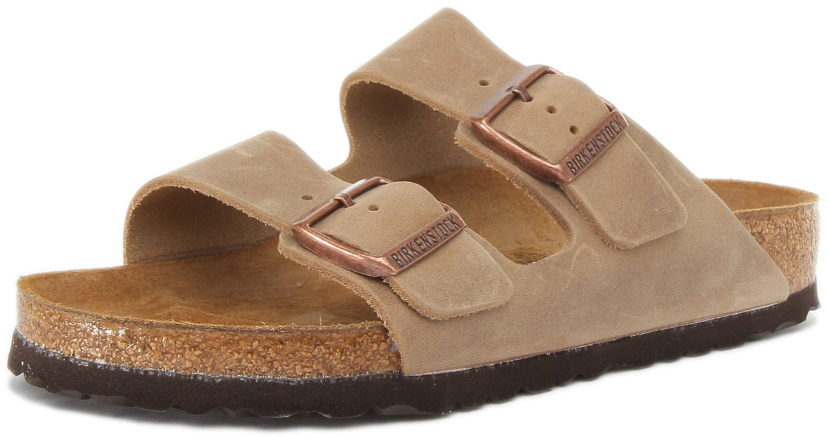 Sandali Birkenstock Arizona | Pelle nabuk marrone per donna