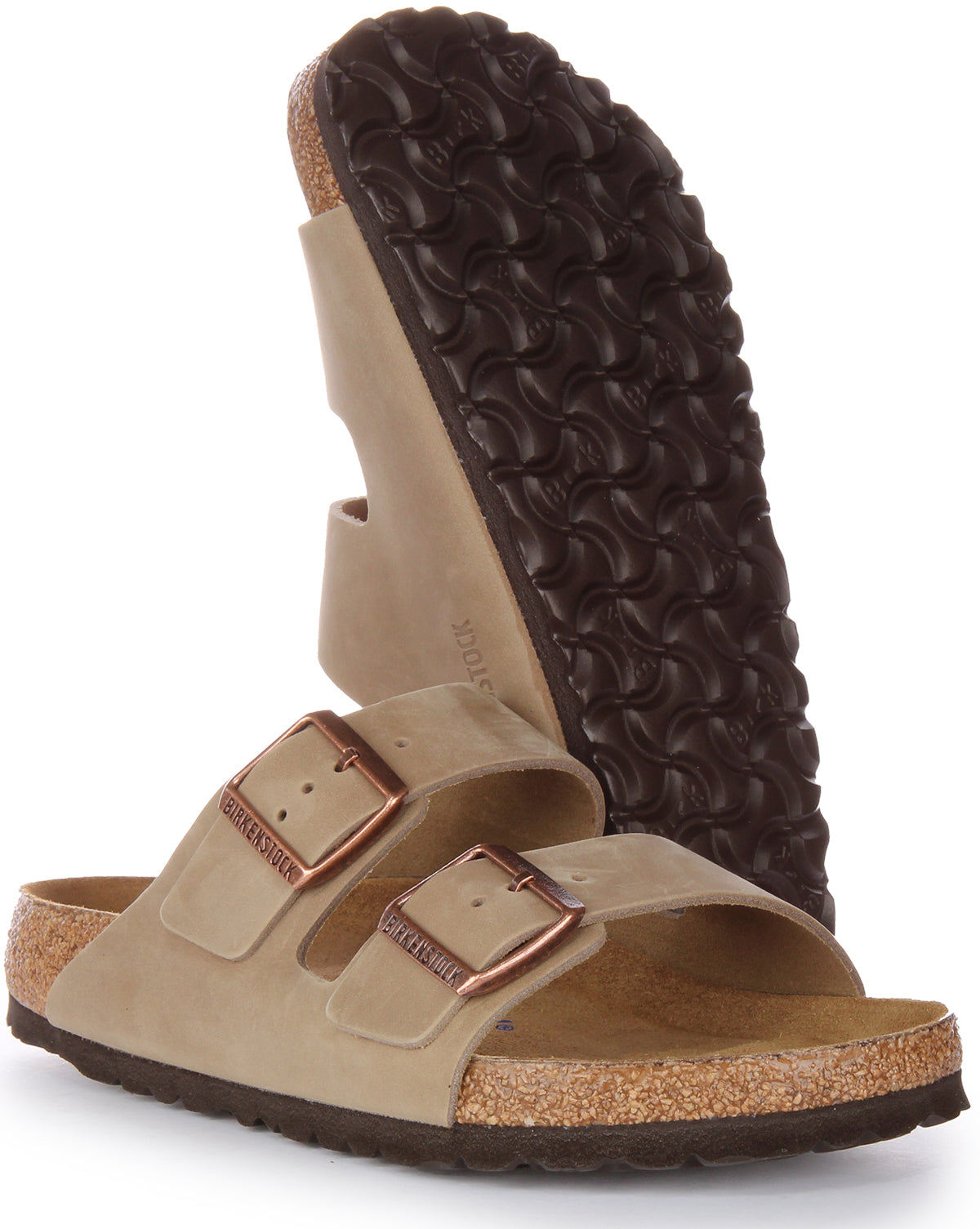 Birkenstock Arizona-sandaler | Brunt äkta läder för dam och herr