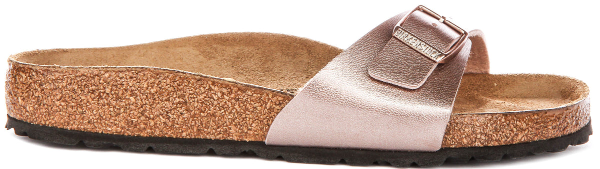 Birkenstock Madrid-sandaler | kopparfärgad Birko-Flor för kvinnor - normal passform
