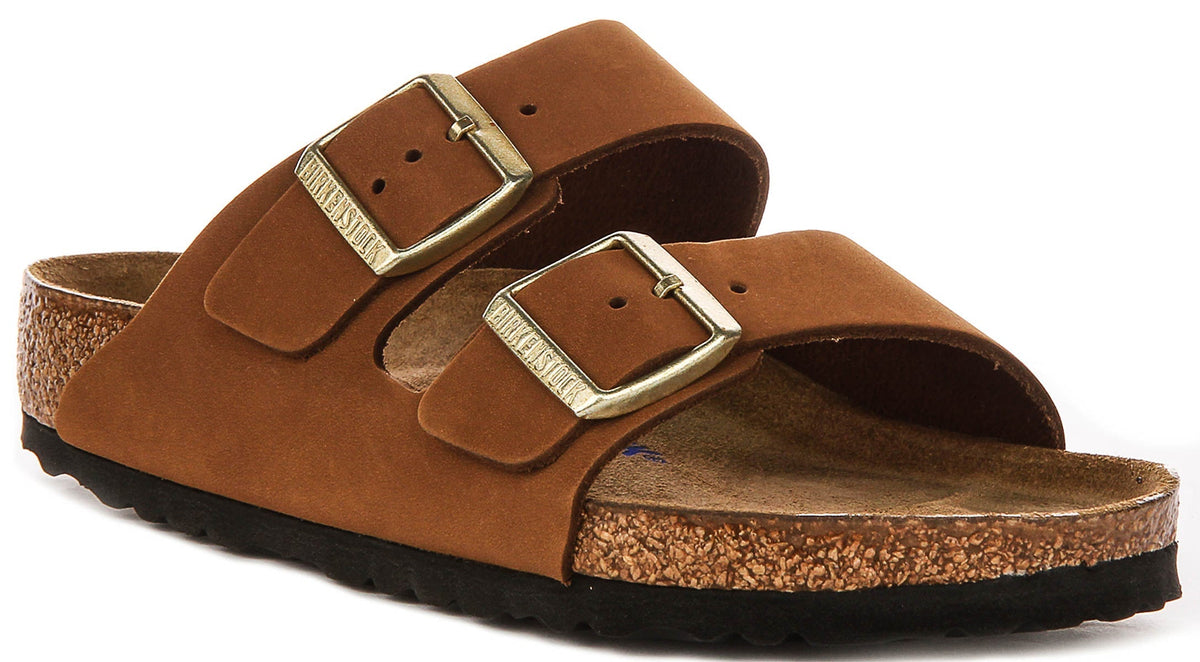 Sandali Birkenstock Arizona | Birko-Flor color visone da donna - Calzata regolare