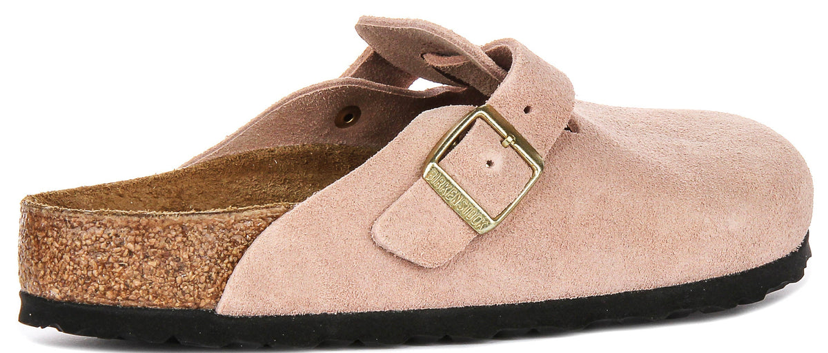 Birkenstock Boston-klompen | Roze Birko-Flor voor dames en heren