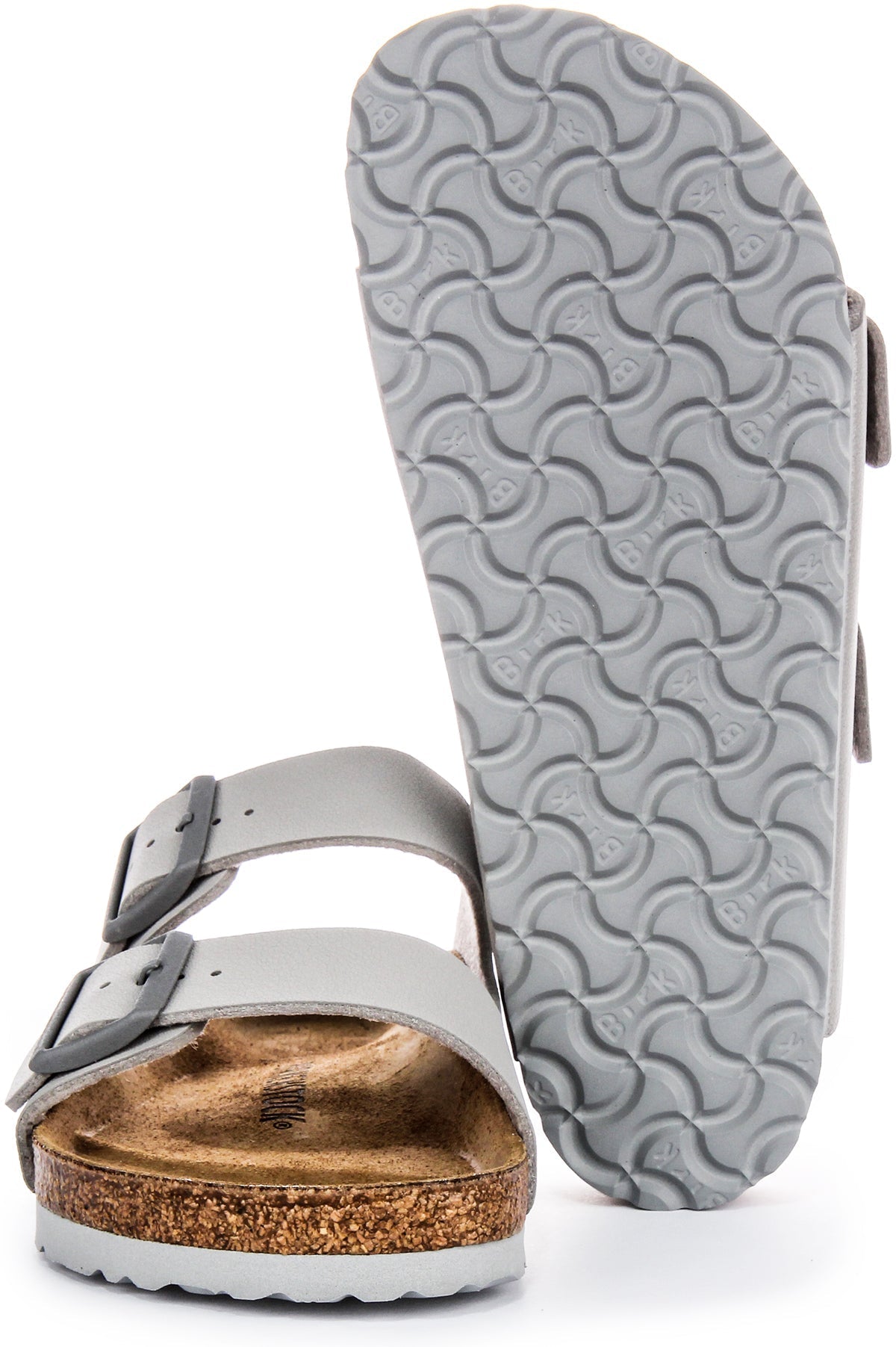 Birkenstock Arizona sandalen | stone Birko-Flor voor dames
