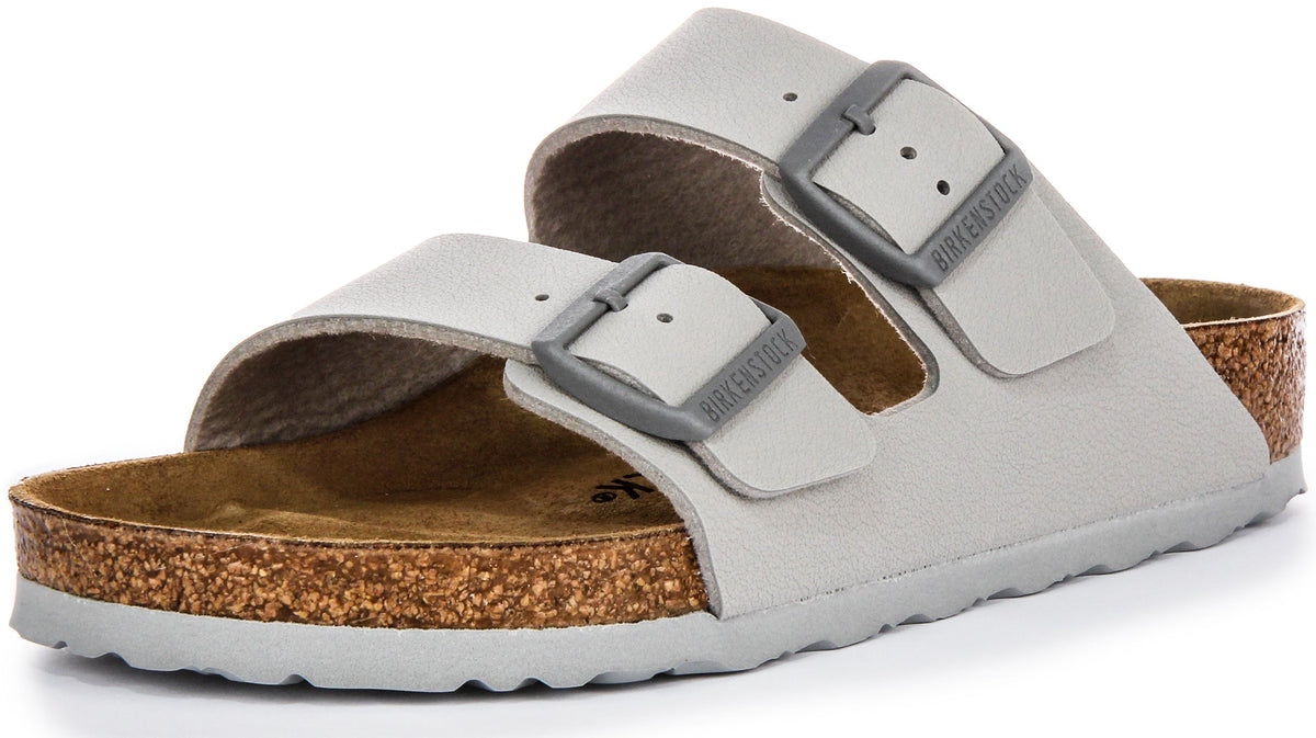Birkenstock Arizona sandalen | stone Birko-Flor voor dames