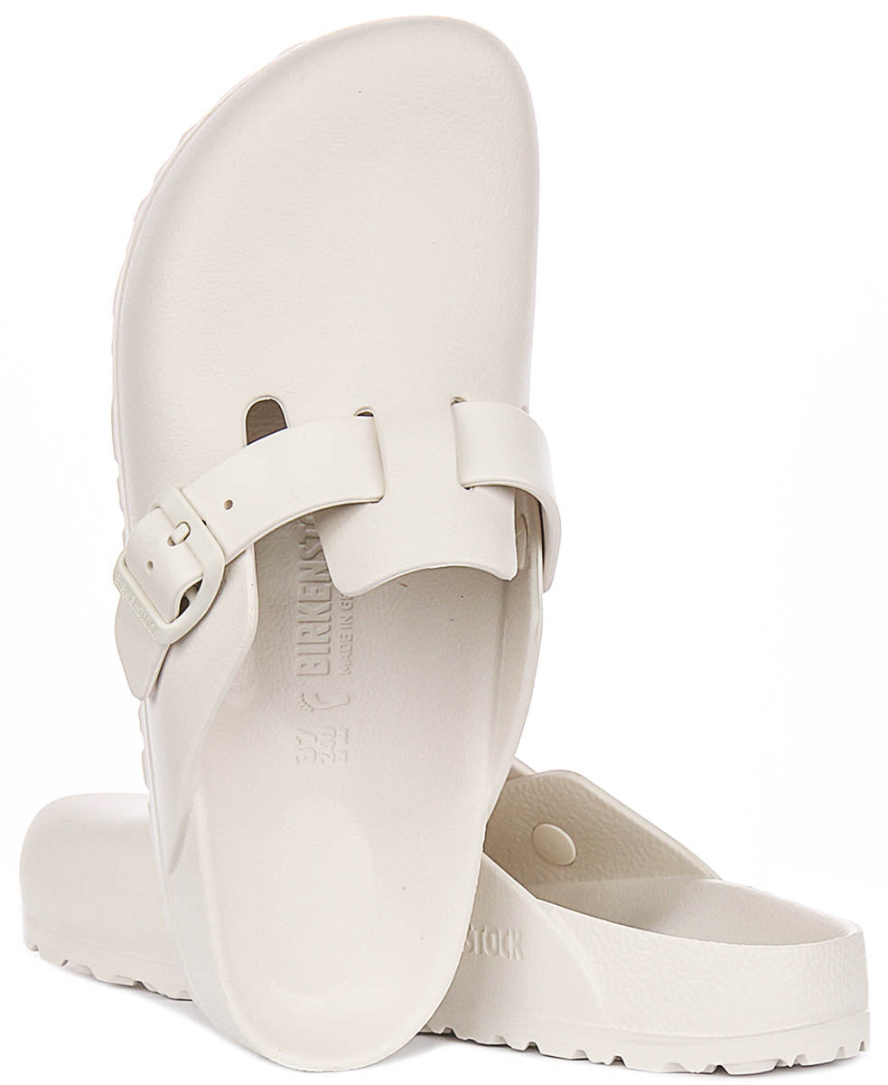Birkenstock Boston-tofflor | Stenfärgad EVA för herr och dam - Smal passform