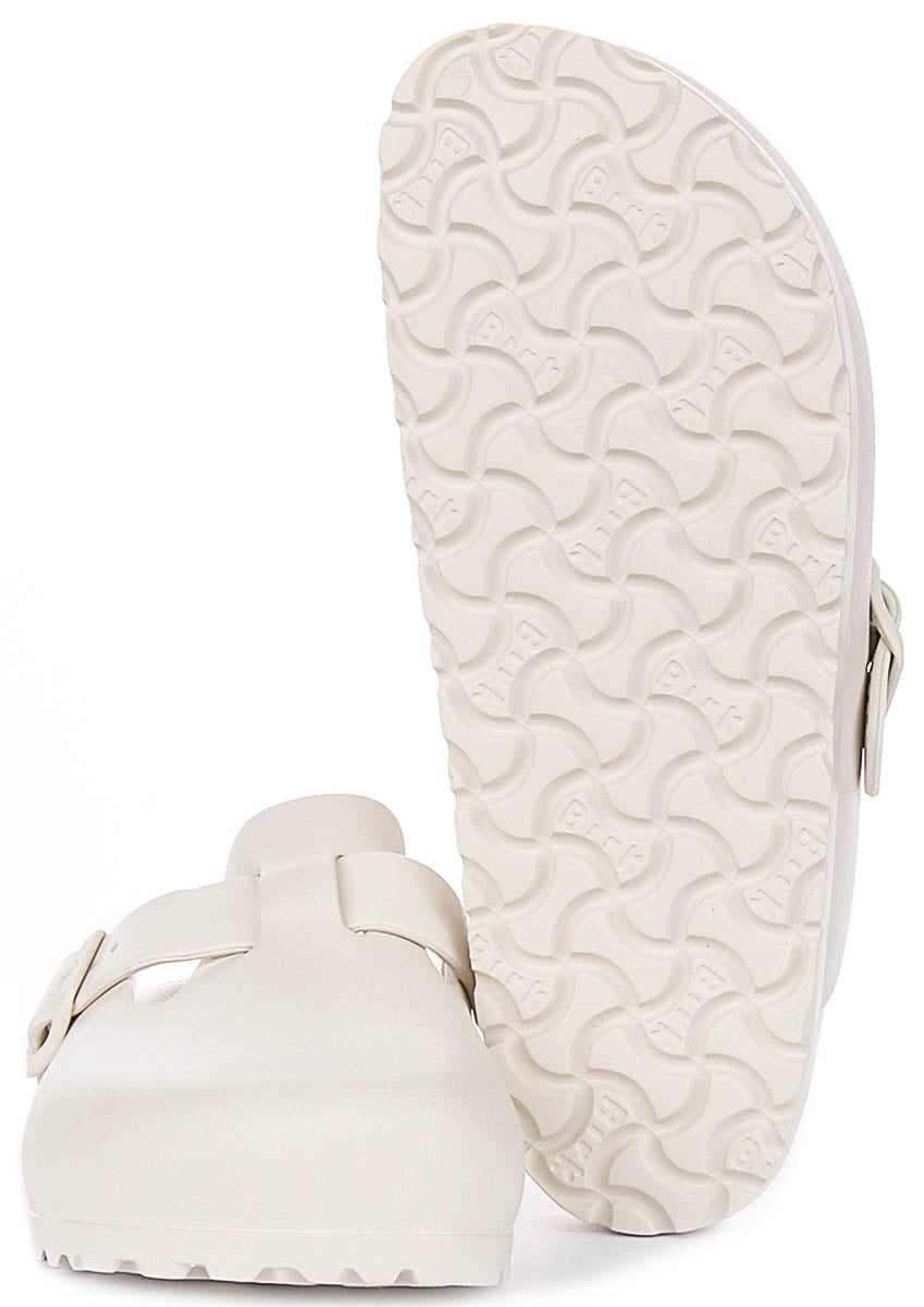 Birkenstock Boston-tofflor | Stenfärgad EVA för herr och dam - Smal passform