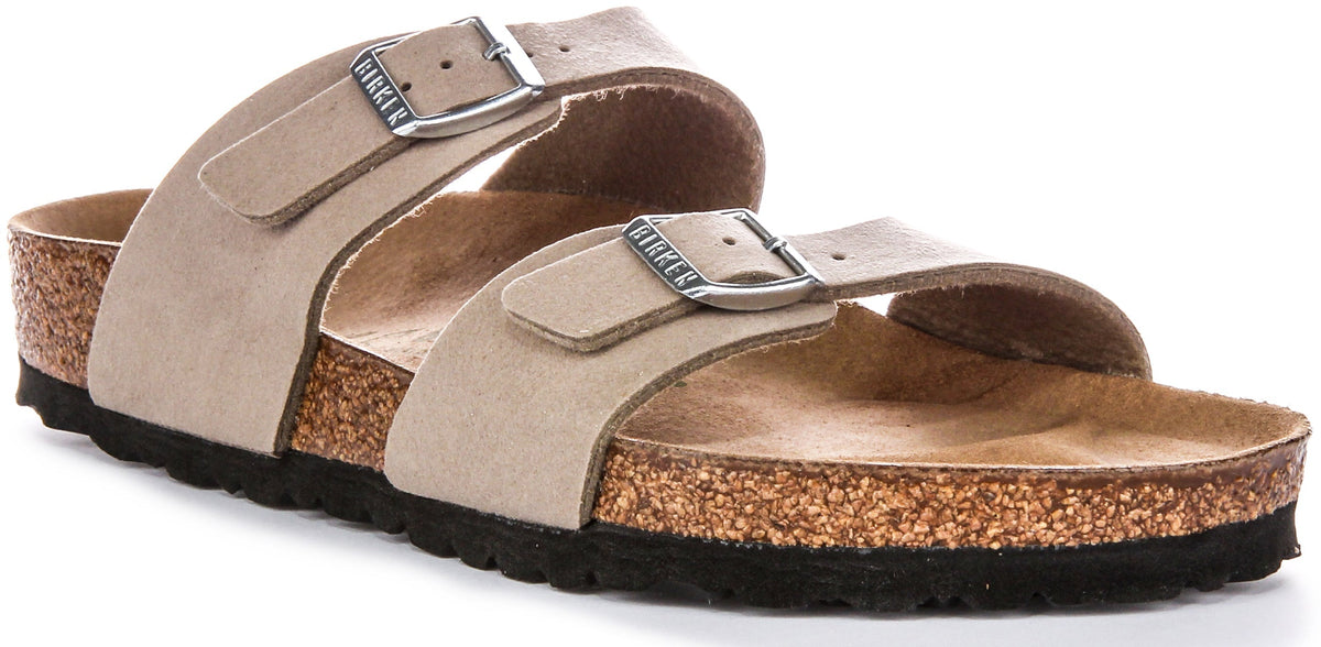 Zoccoli Birkenstock Sydney | Birko-Flor tortora - Adatti ai vegani da donna