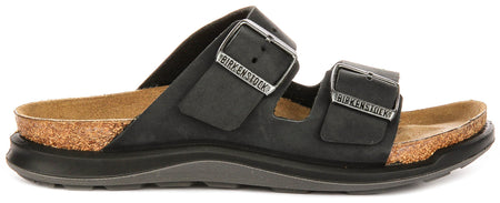 Birkenstock Arizona-sandalen | Zwart suède - Crosstown-zool voor dames - Normale pasvorm