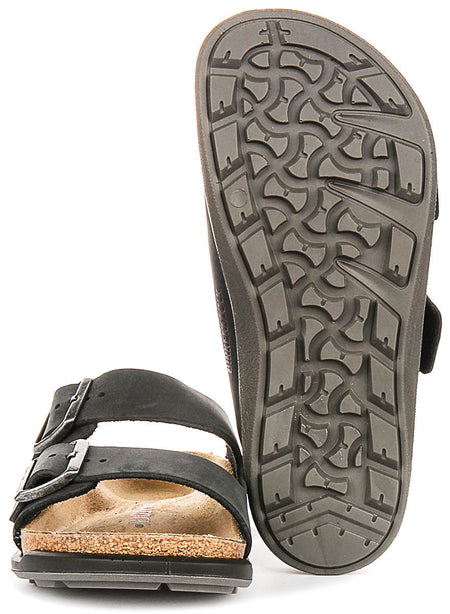 Birkenstock Arizona-sandalen | Zwart suède - Crosstown-zool voor dames - Normale pasvorm
