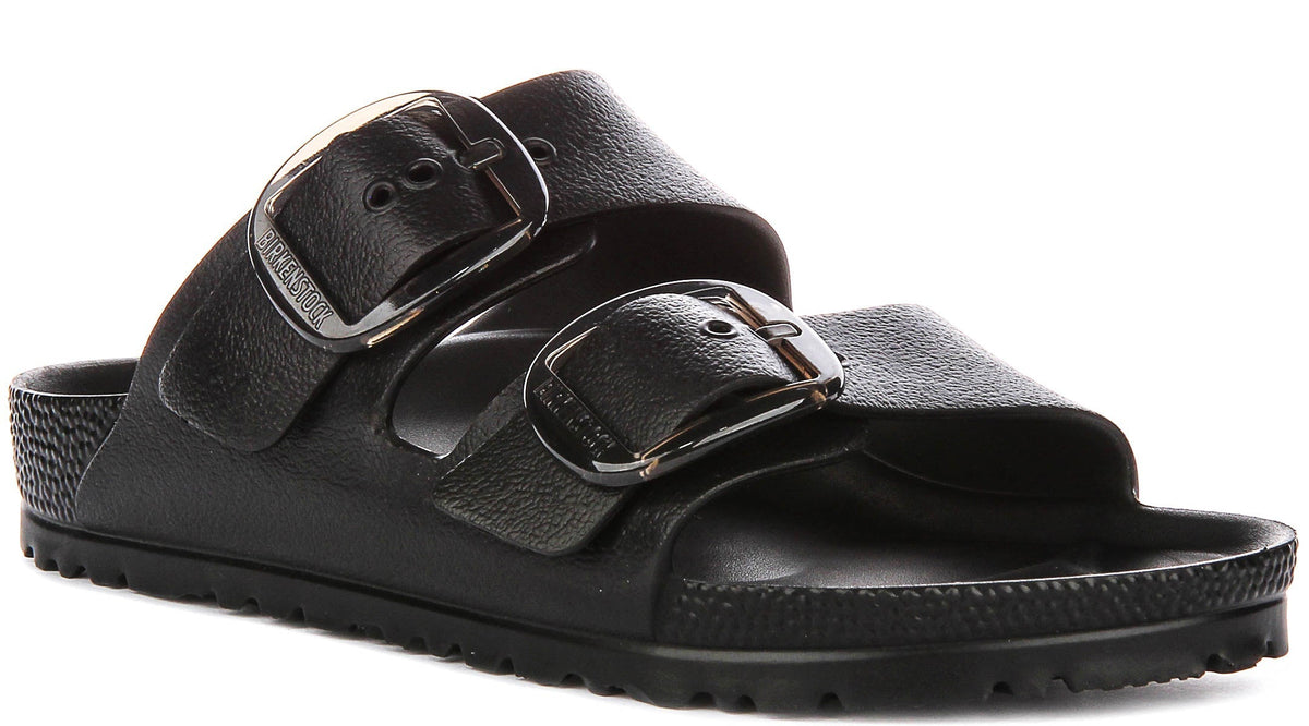 Birkenstock Arizona-sandalen | zwart EVA - grote gesp voor dames - smalle pasvorm