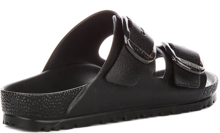 Birkenstock Arizona-sandalen | zwart EVA - grote gesp voor dames - smalle pasvorm