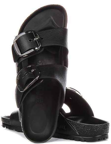 Birkenstock Arizona-sandalen | zwart EVA - grote gesp voor dames - smalle pasvorm