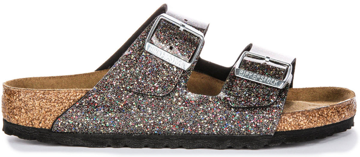 Sandali Birkenstock Arizona | Birko-Flor nero - Multicolore per bambini