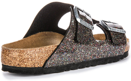 Sandali Birkenstock Arizona | Birko-Flor nero - Multicolore per bambini