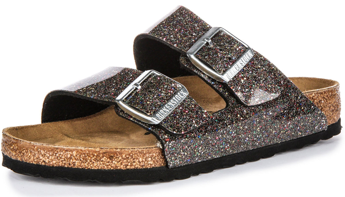 Sandali Birkenstock Arizona | Birko-Flor nero - Multicolore per bambini