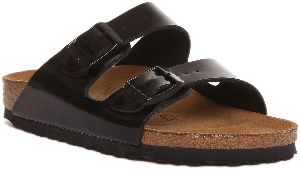 Sandales Birkenstock Arizona | Noires en Birko-Flor pour femme