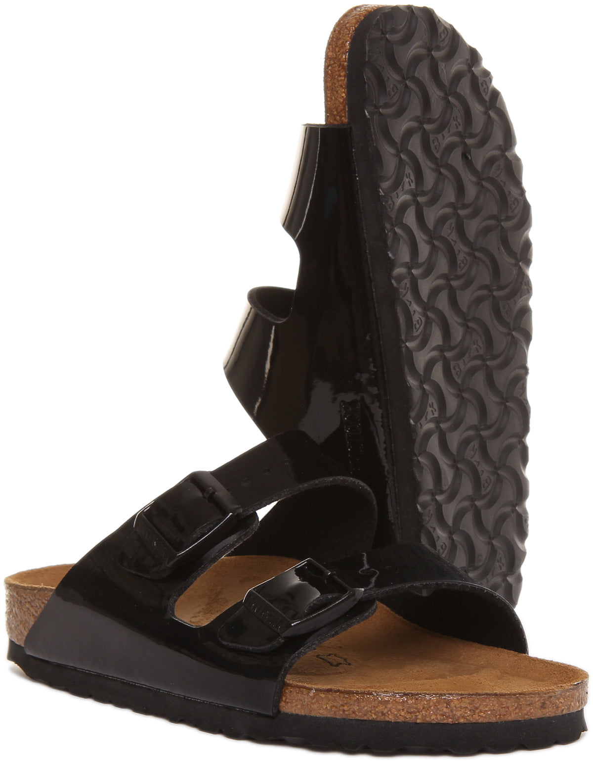 Sandales Birkenstock Arizona | Noires en Birko-Flor pour femme