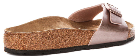 Birkenstock Madrid-sandaler | kopparfärgad Birko-Flor för kvinnor - normal passform