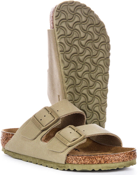Birkenstock Arizona-sandalen | Kaki Birko-Flor voor heren en dames