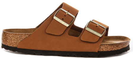 Sandali Birkenstock Arizona | Birko-Flor color visone da donna - Calzata regolare