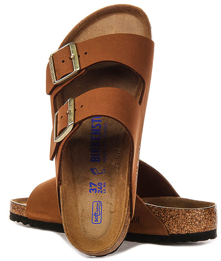 Sandali Birkenstock Arizona | Birko-Flor color visone da donna - Calzata regolare