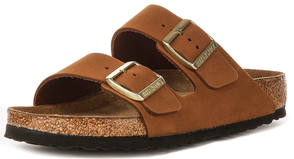Sandali Birkenstock Arizona | Birko-Flor color visone da donna - Calzata regolare