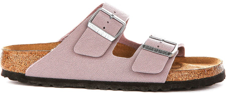 Sandali Birkenstock Arizona | Birko-Flor viola per bambini - Calzata stretta