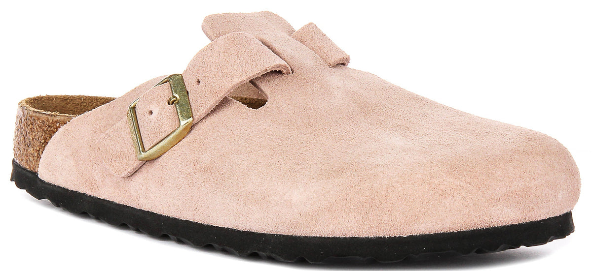 Birkenstock Boston-klompen | Roze Birko-Flor voor dames en heren
