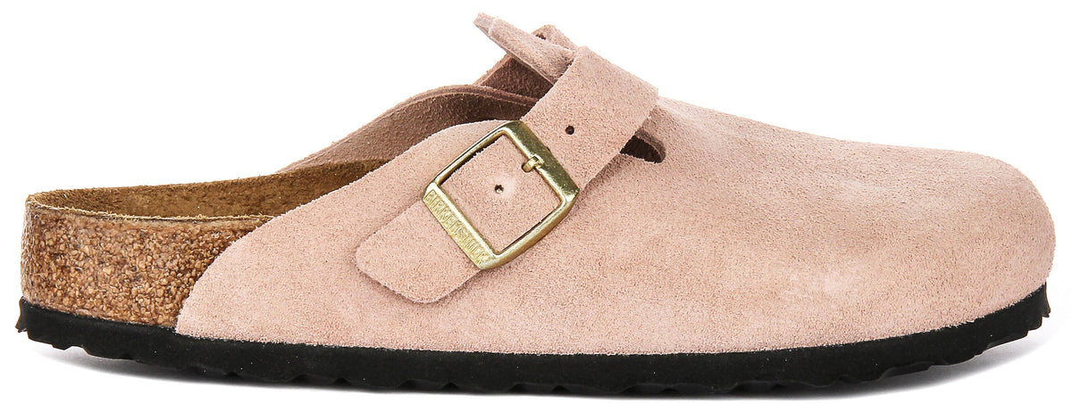 Birkenstock Boston-klompen | Roze Birko-Flor voor dames en heren