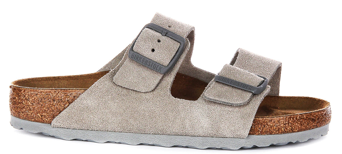 Birkenstock Arizona-sandalen | steenkleurig Birko-Flor voor dames - normale pasvorm