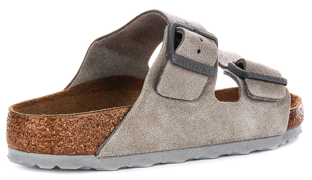 Birkenstock Arizona-sandalen | steenkleurig Birko-Flor voor dames - normale pasvorm
