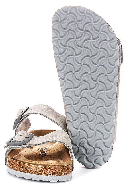 Birkenstock Arizona-sandalen | steenkleurig Birko-Flor voor dames - normale pasvorm