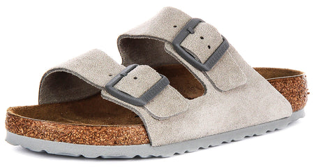 Birkenstock Arizona-sandalen | steenkleurig Birko-Flor voor dames - normale pasvorm