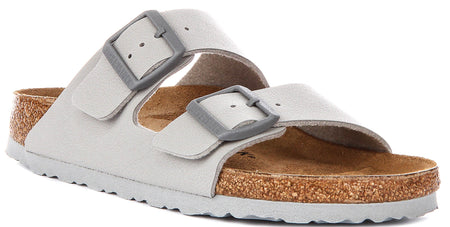 Sandali Birkenstock Arizona | Birko-Flor color pietra da donna - Calzata stretta