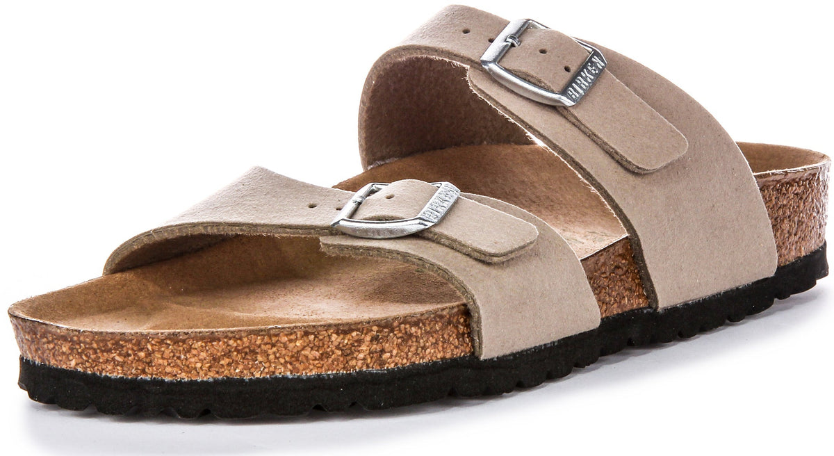 Zoccoli Birkenstock Sydney | Birko-Flor tortora - Adatti ai vegani da donna